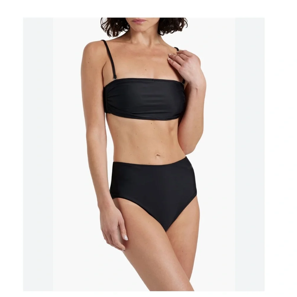 NWT Ganni Red Two-Piece High-Waist Bikini